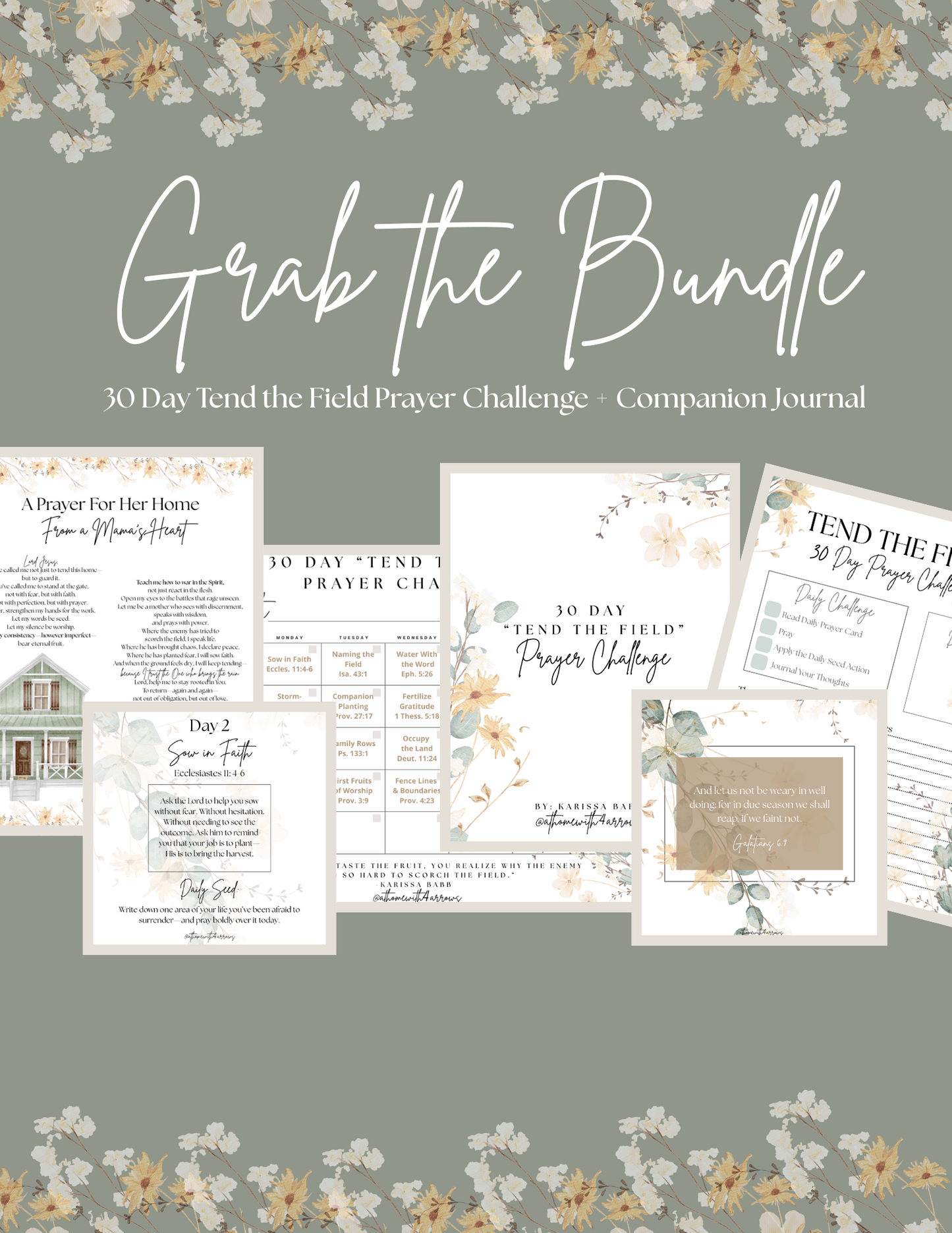 Tend the Field: Prayer Challenge + Journal Bundle